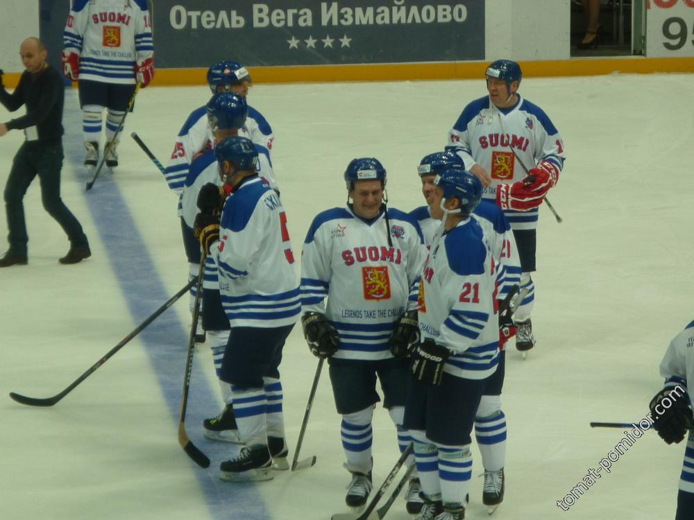 Полуфинал Россия-Финляндия Легенды хоккея