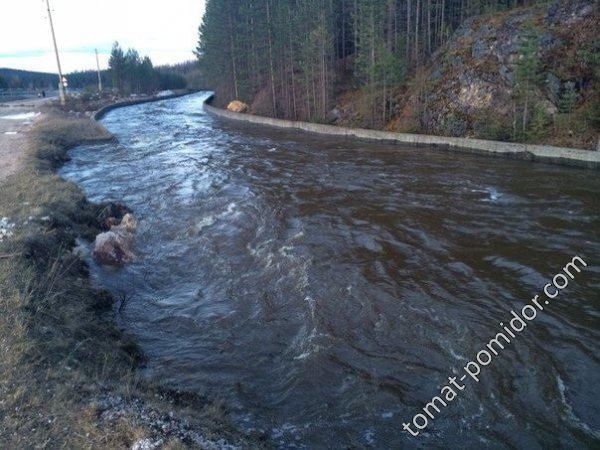 Карта реки вагран