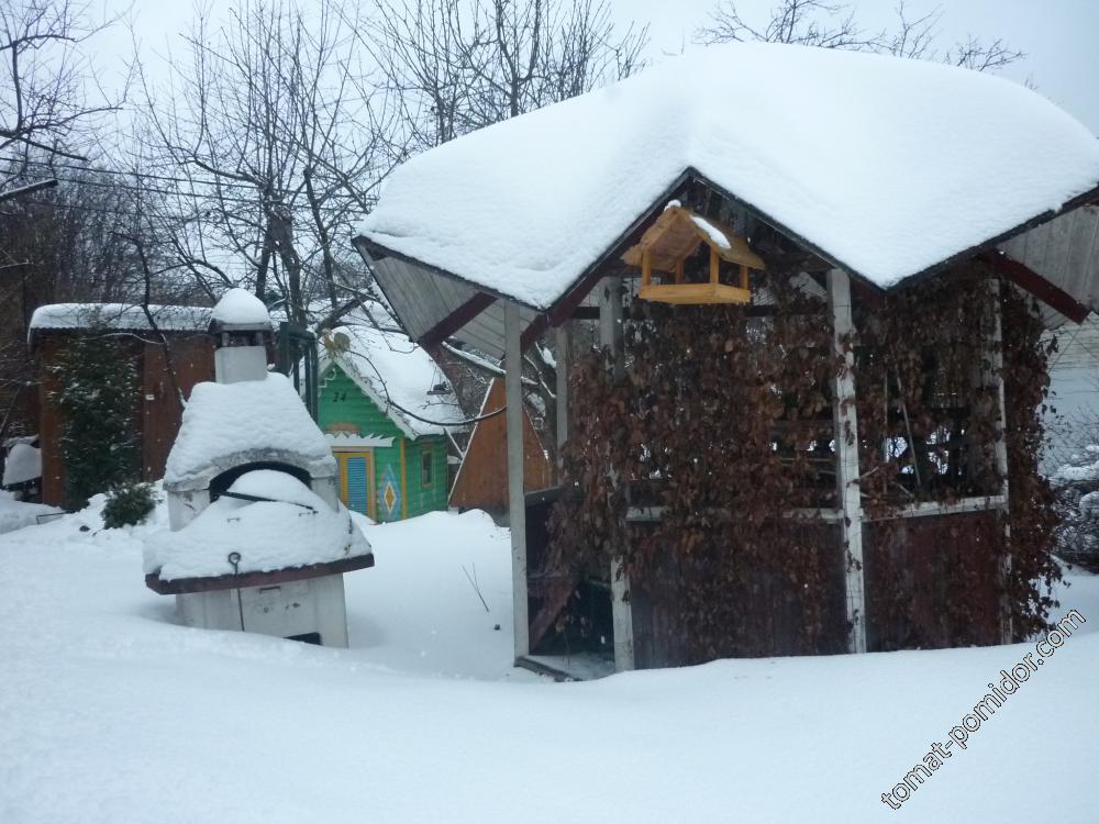 Огород спит до весны