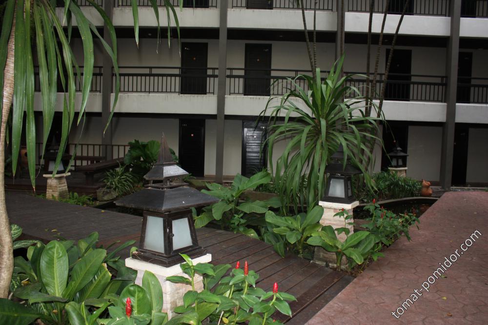 Отель Siam Bayshore, Паттайя, внутренний дворик