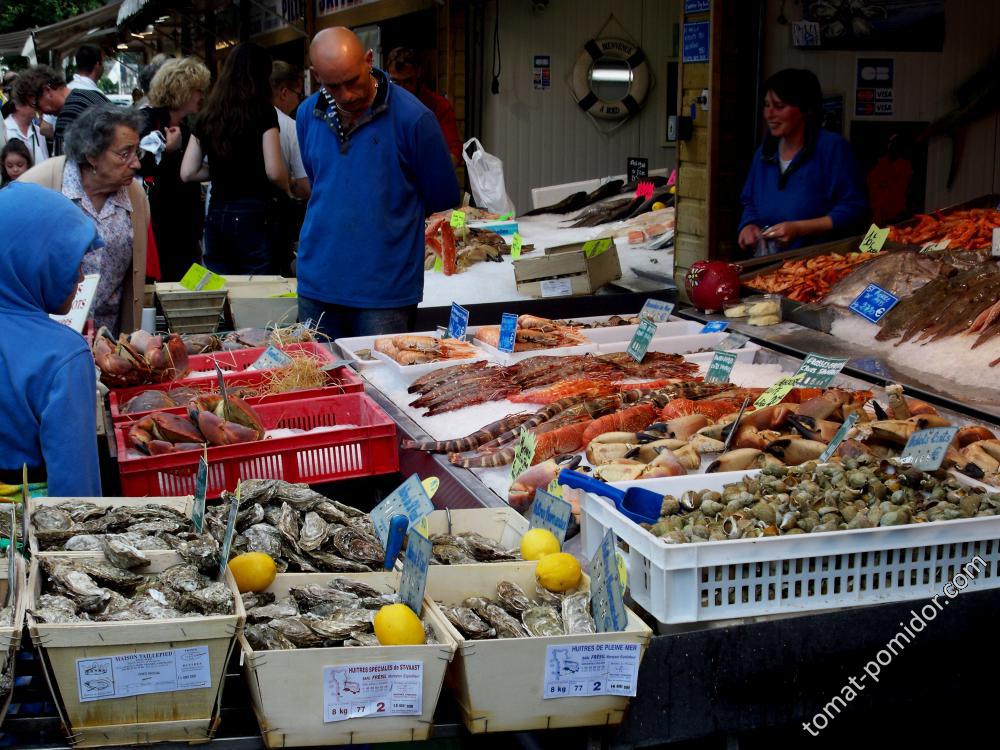 рыбный рынок в Трувиле
