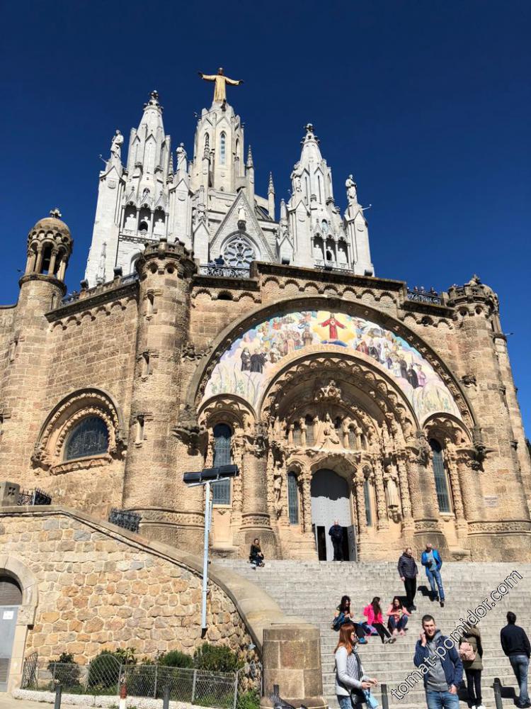 Барселона, холм Тибидабо, церковь Сердца Христова
