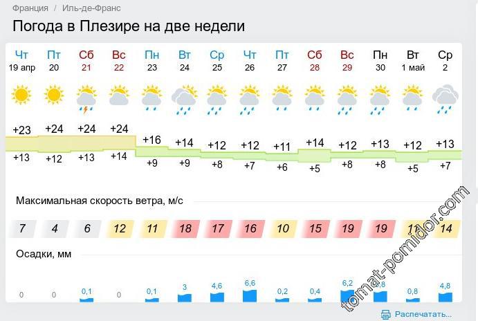 Прогноз 19/04/2018