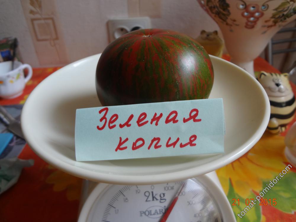 Зеленая копия